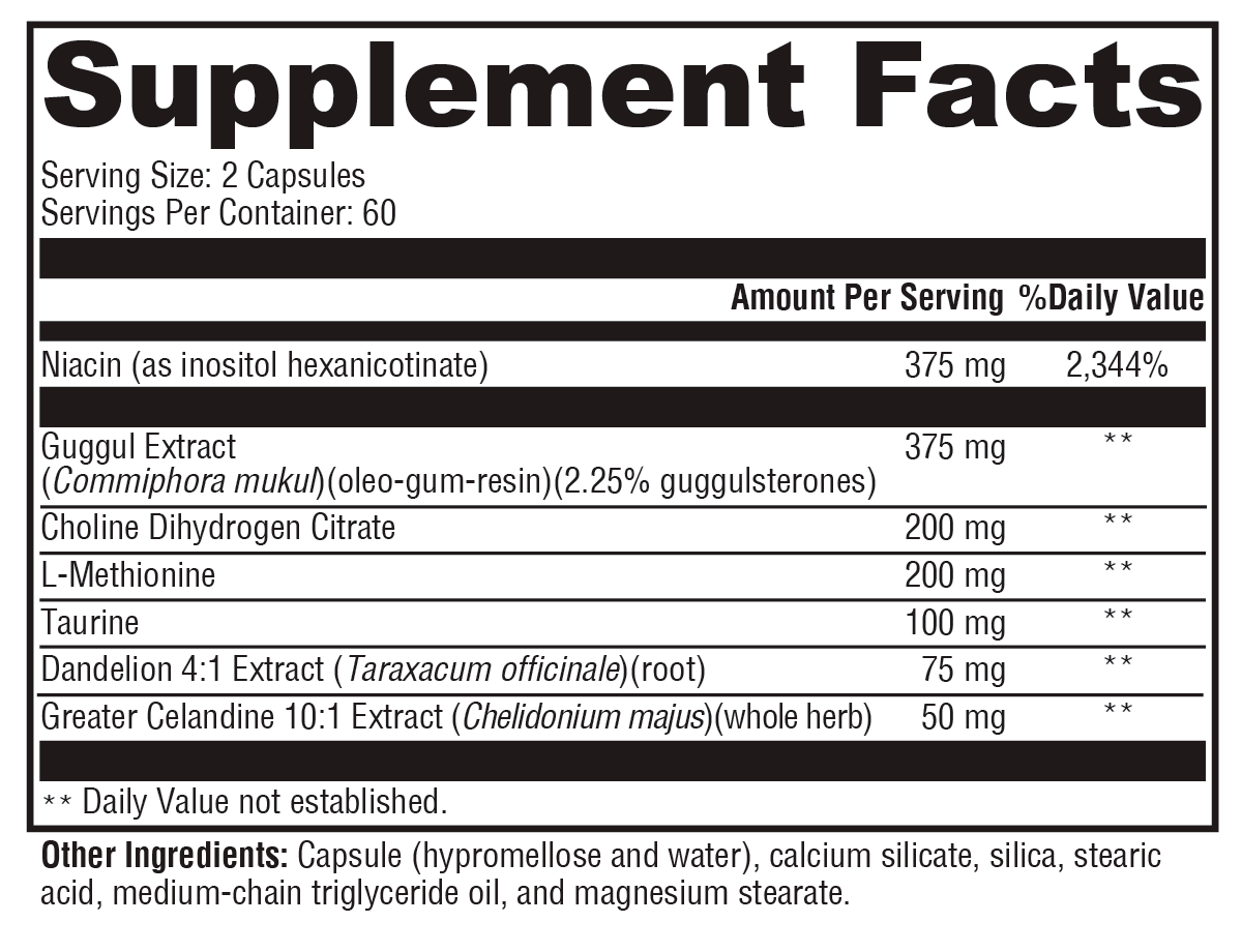 LipotropiX™ 120 Capsules Supplement Facts
