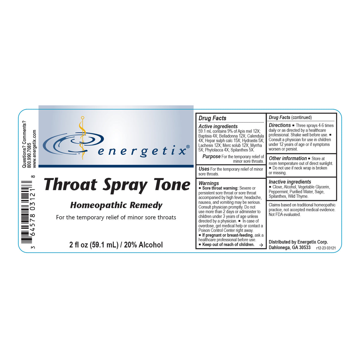 Throat Spray Tone