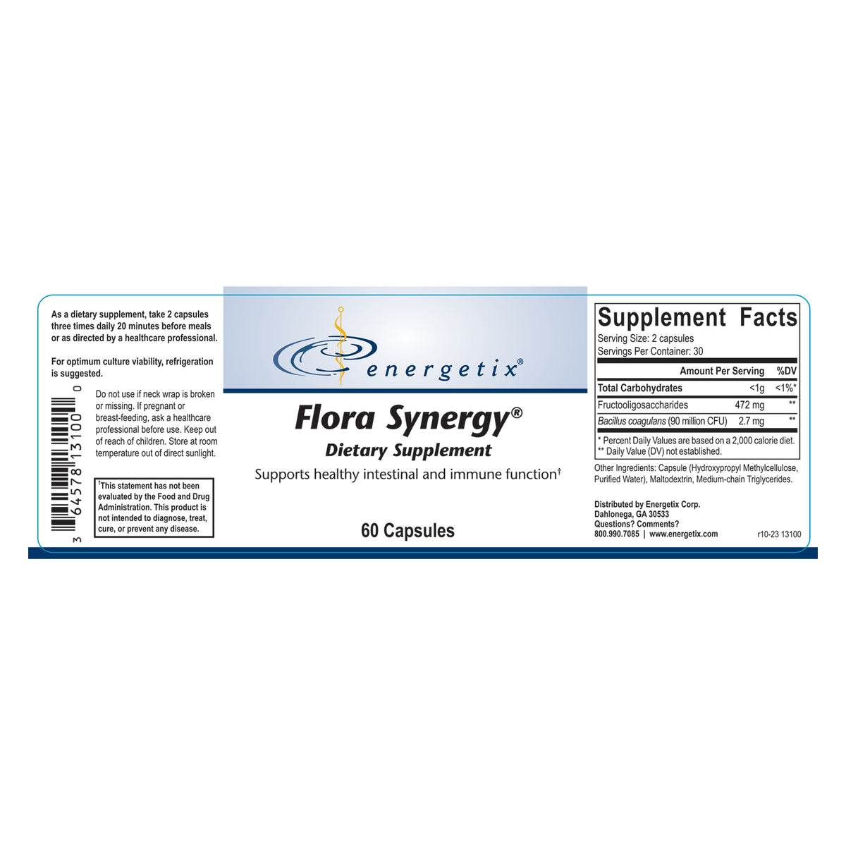 Flora Synergy® (60 Capsules)
