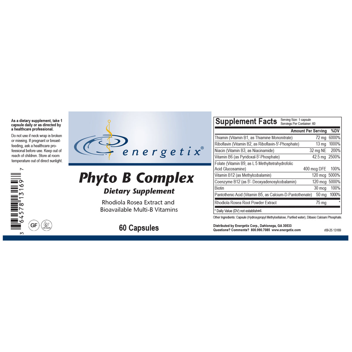 Phyto B Complex (60 Capsules)