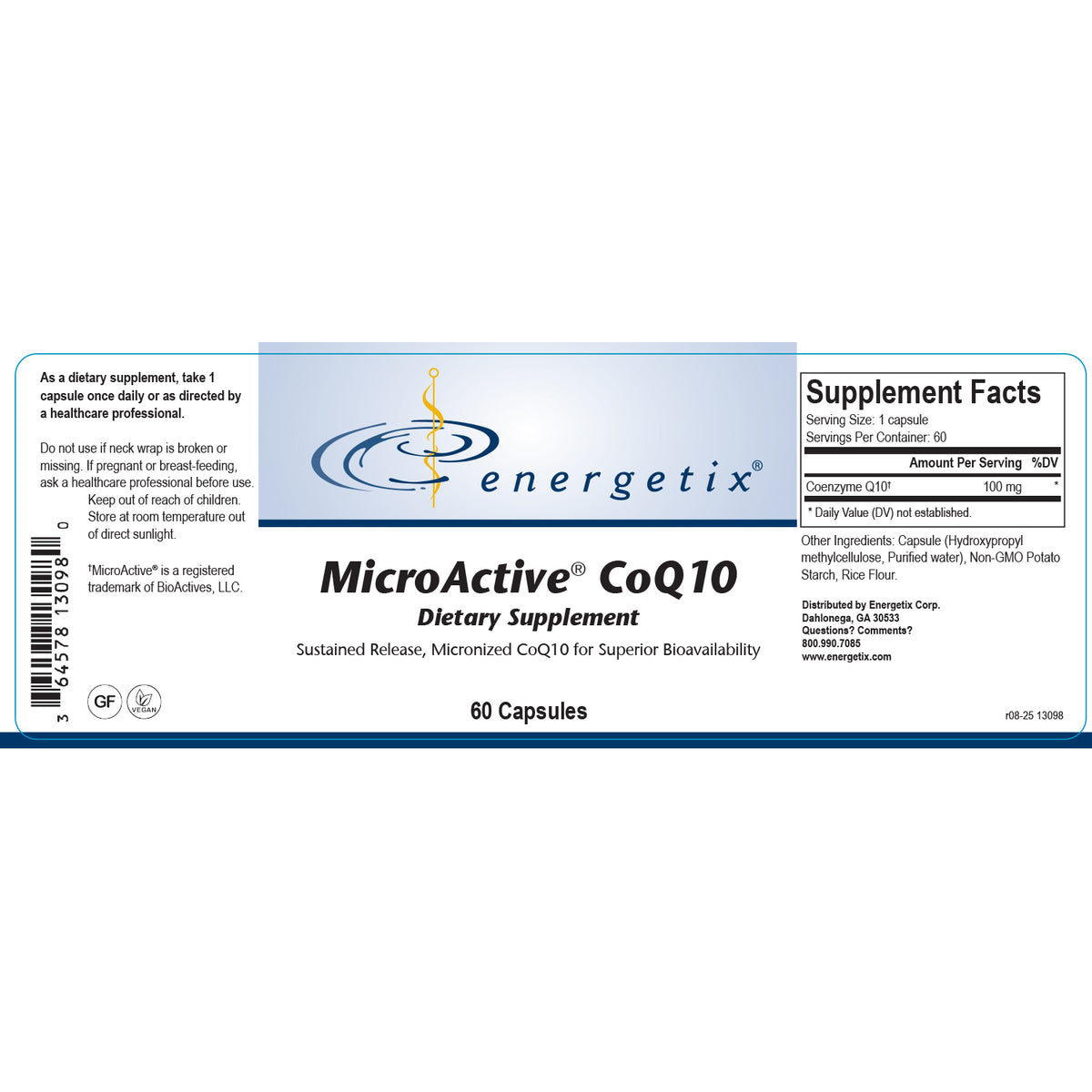 MicroActive® CoQ10 (60 Capsules)