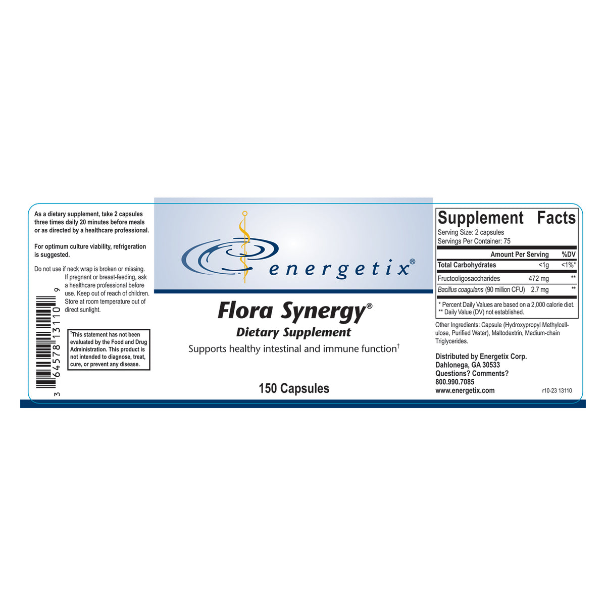 Flora Synergy® (150 Capsules)