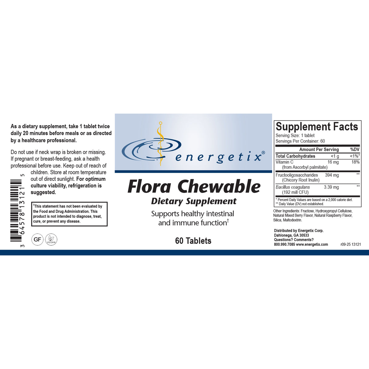 Flora Chewable (60 Tablets)